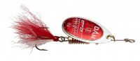 Вращающиеся блесны DAM Effzett Standart Spinner Dressed 20гр Reflex Red