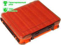 Коробка для воблеров Kosadaka TB-S31C двухсторонняя (оранжевая)